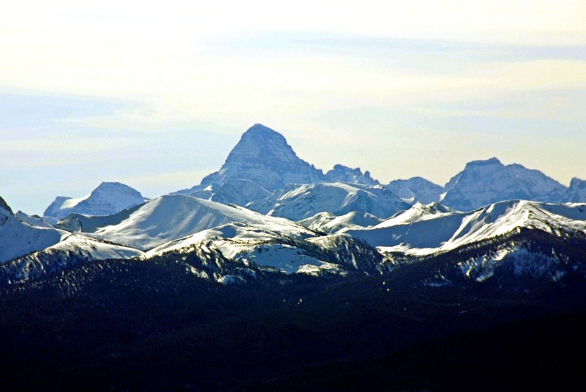 20 Mount Assiniboine From Top Of The World Chairlift At Lake Louise Ski Area